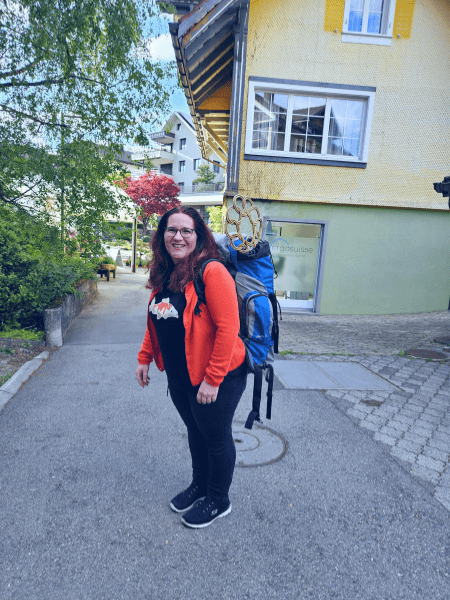 vor der Lesung