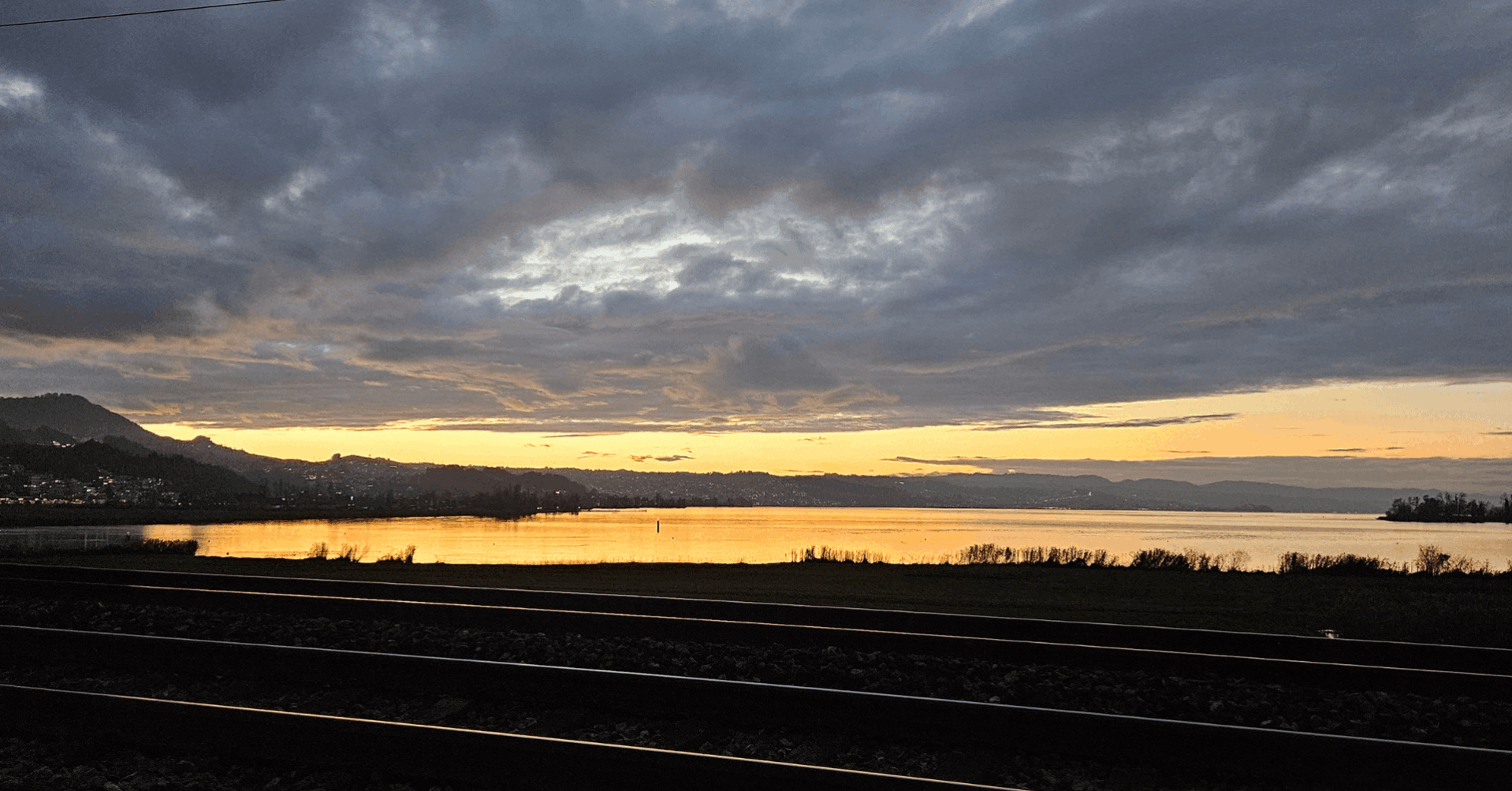 Sonnenuntergang Zürichsee