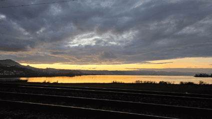 Sonnenuntergang Zürichsee