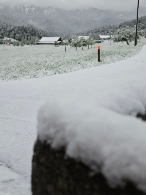 Schnee im Mai