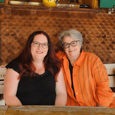 Edith Gould und Blanca Imboden